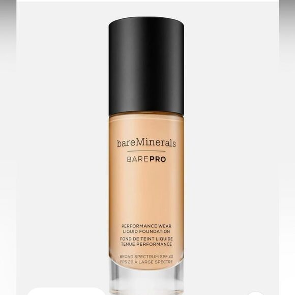 NIB-BARE MINERALS BARE PRO Performance Wear Liquid Foundation SPF20 Golden Ivory - Picture 1 of 5
